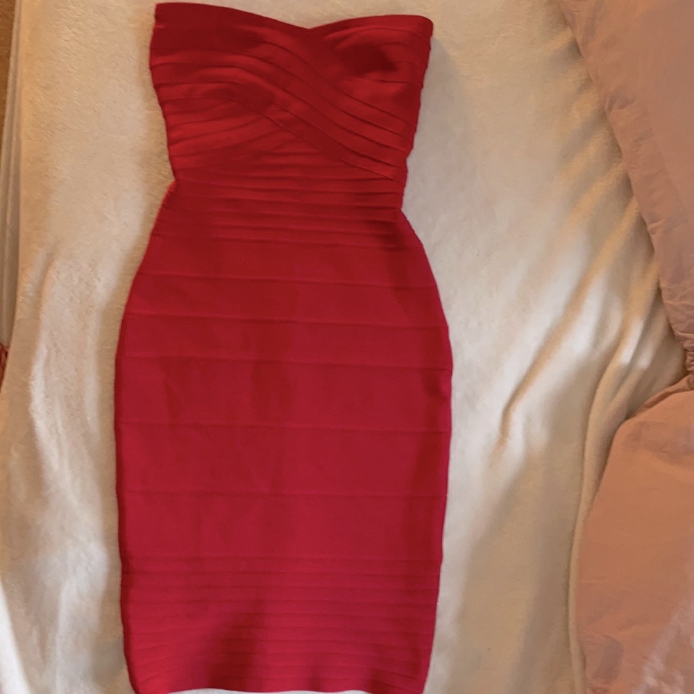 HERVE LEGER BODYCON DRESS